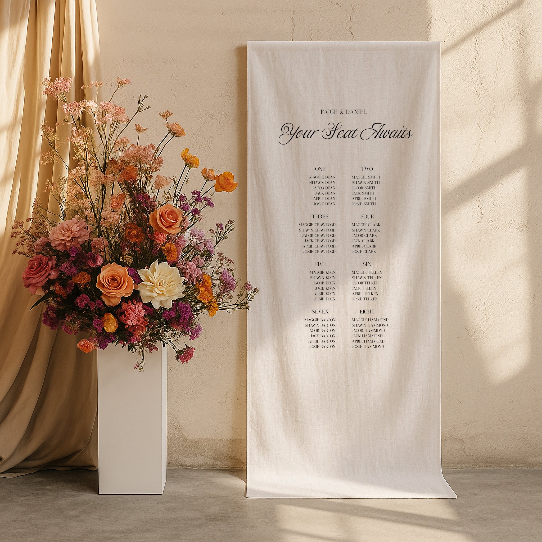 Vallgre Linen Seating Chart