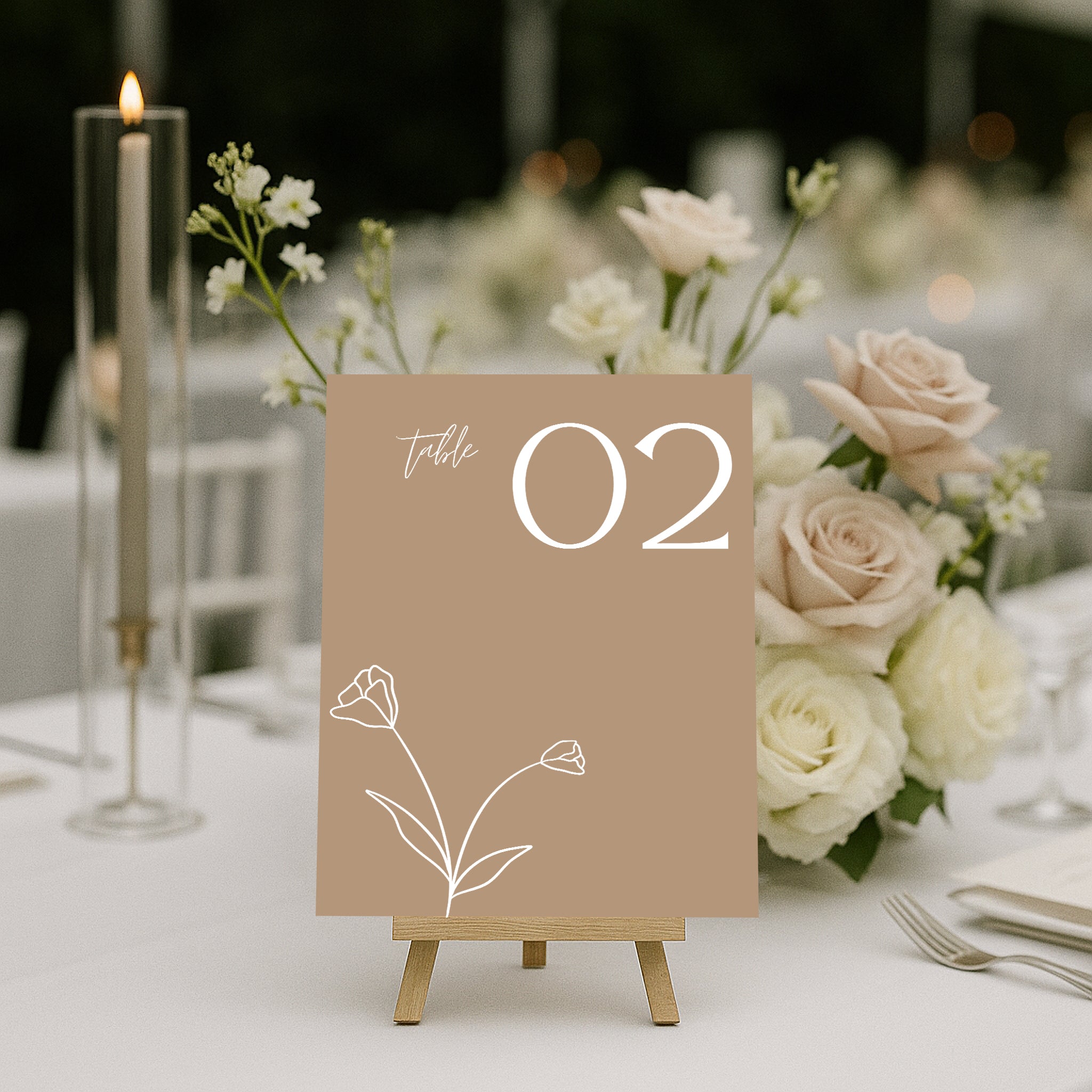 Emitha Acrylic Table Numbers