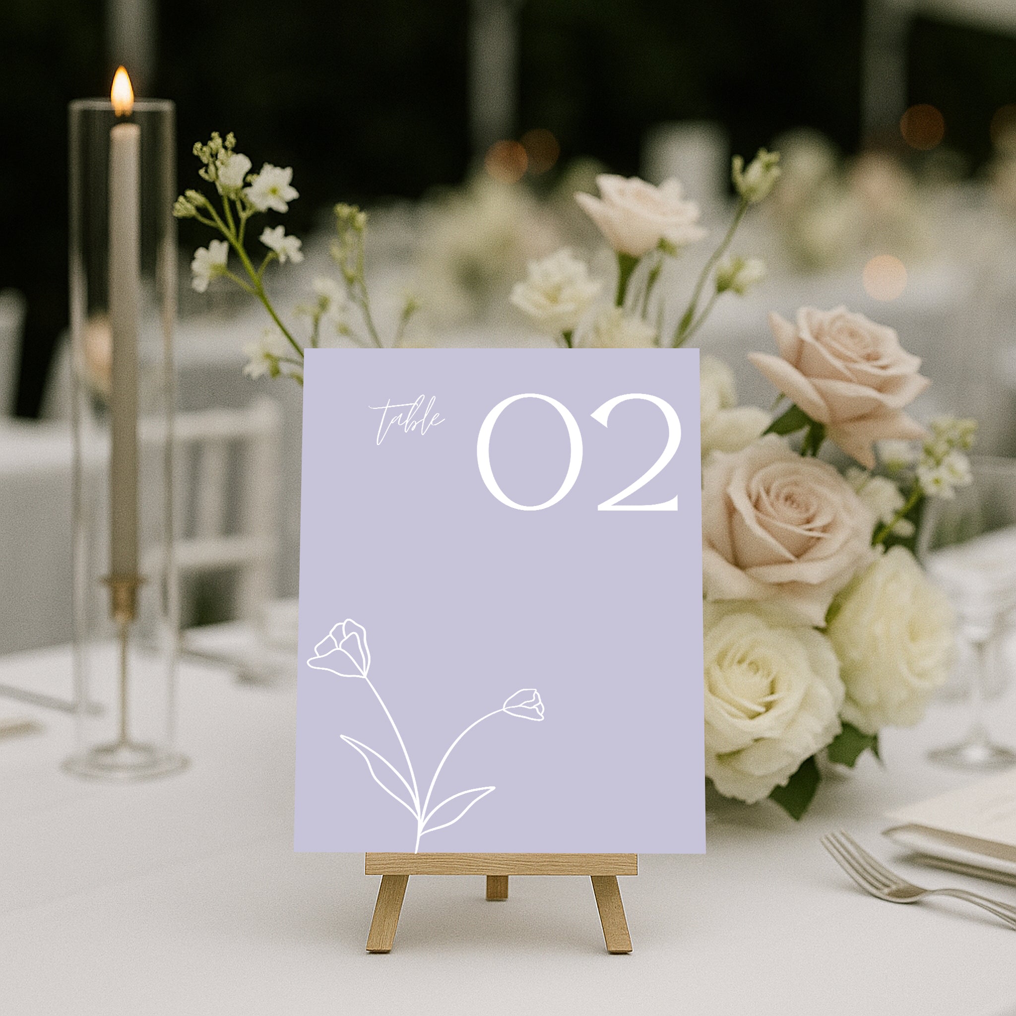 Emitha Acrylic Table Numbers