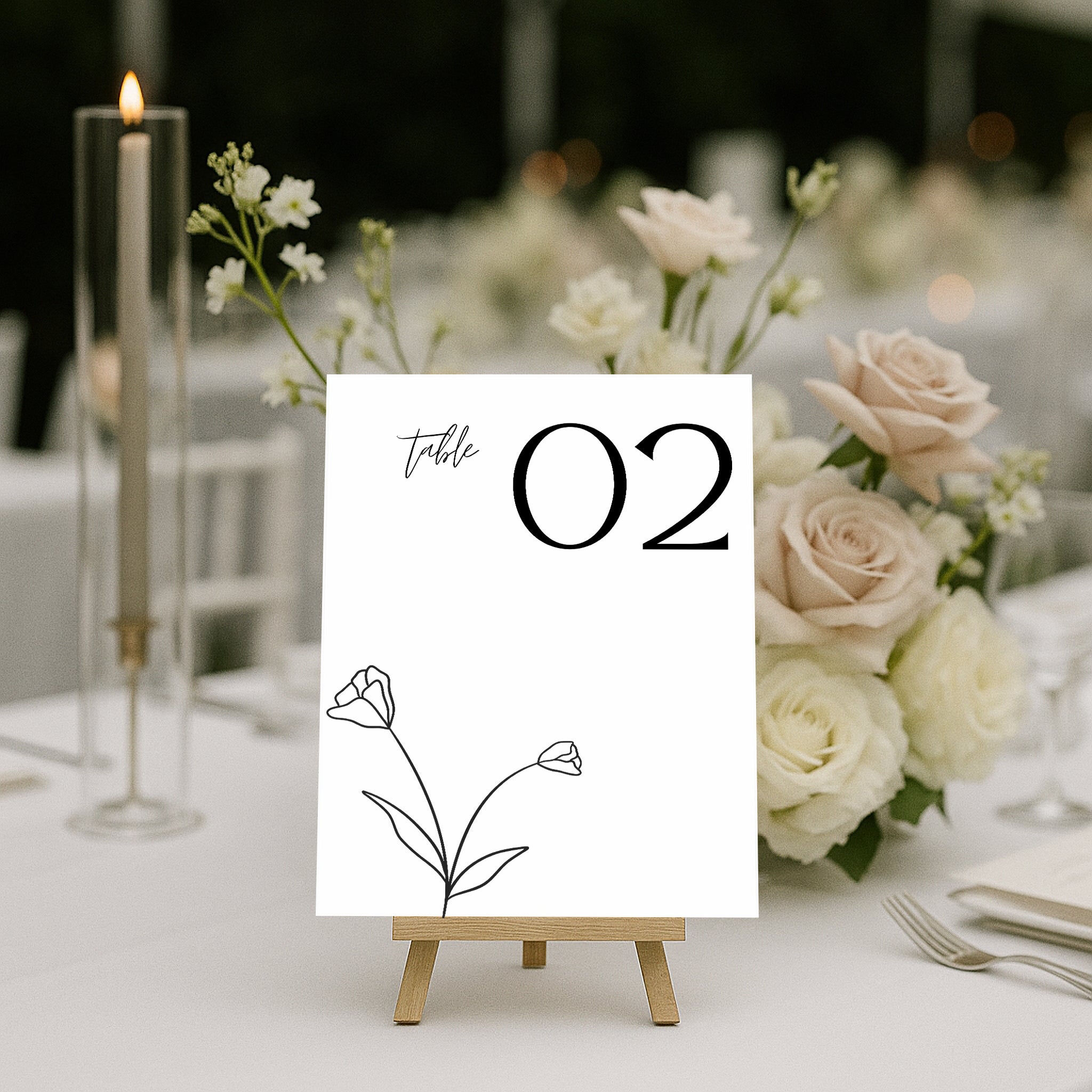 Emitha Acrylic Table Numbers