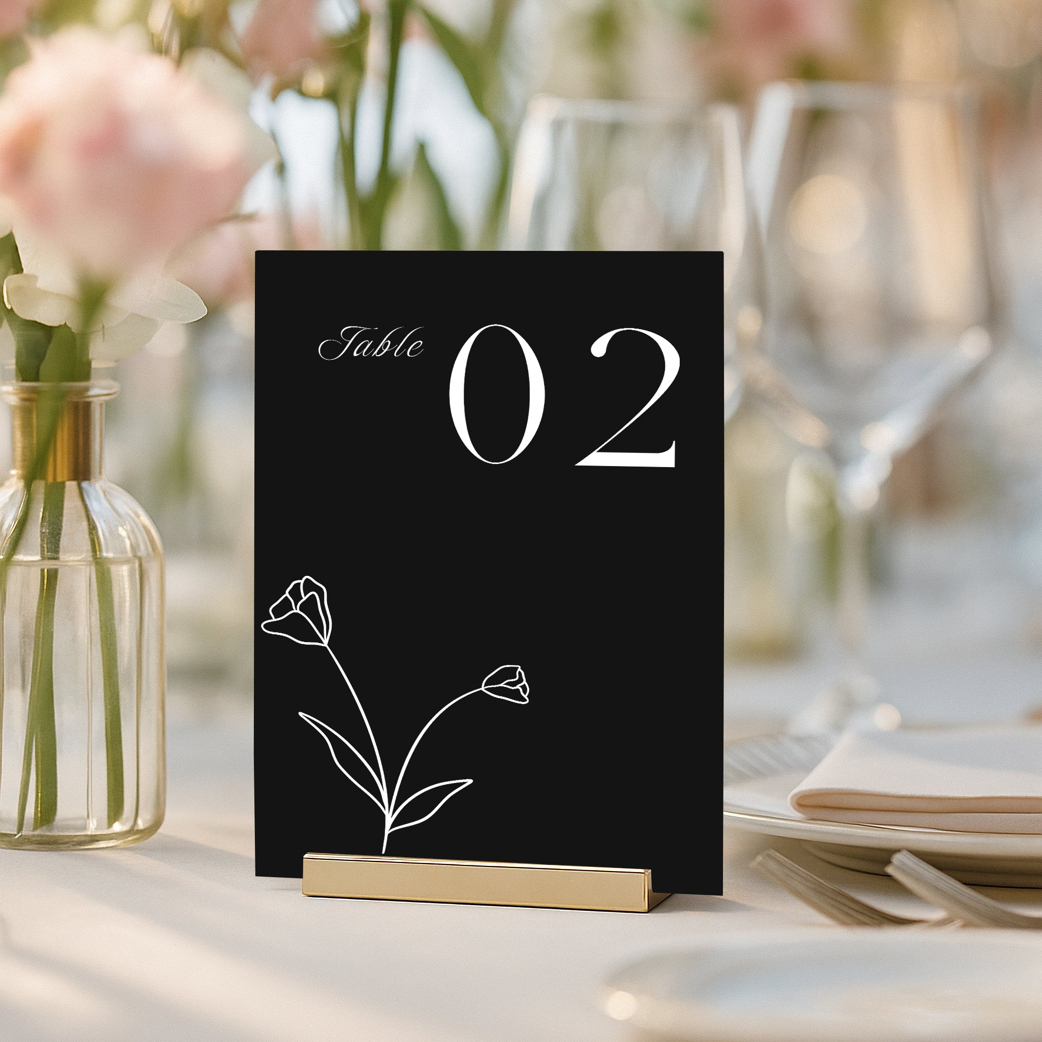 Vallgre Acrylic Table Numbers