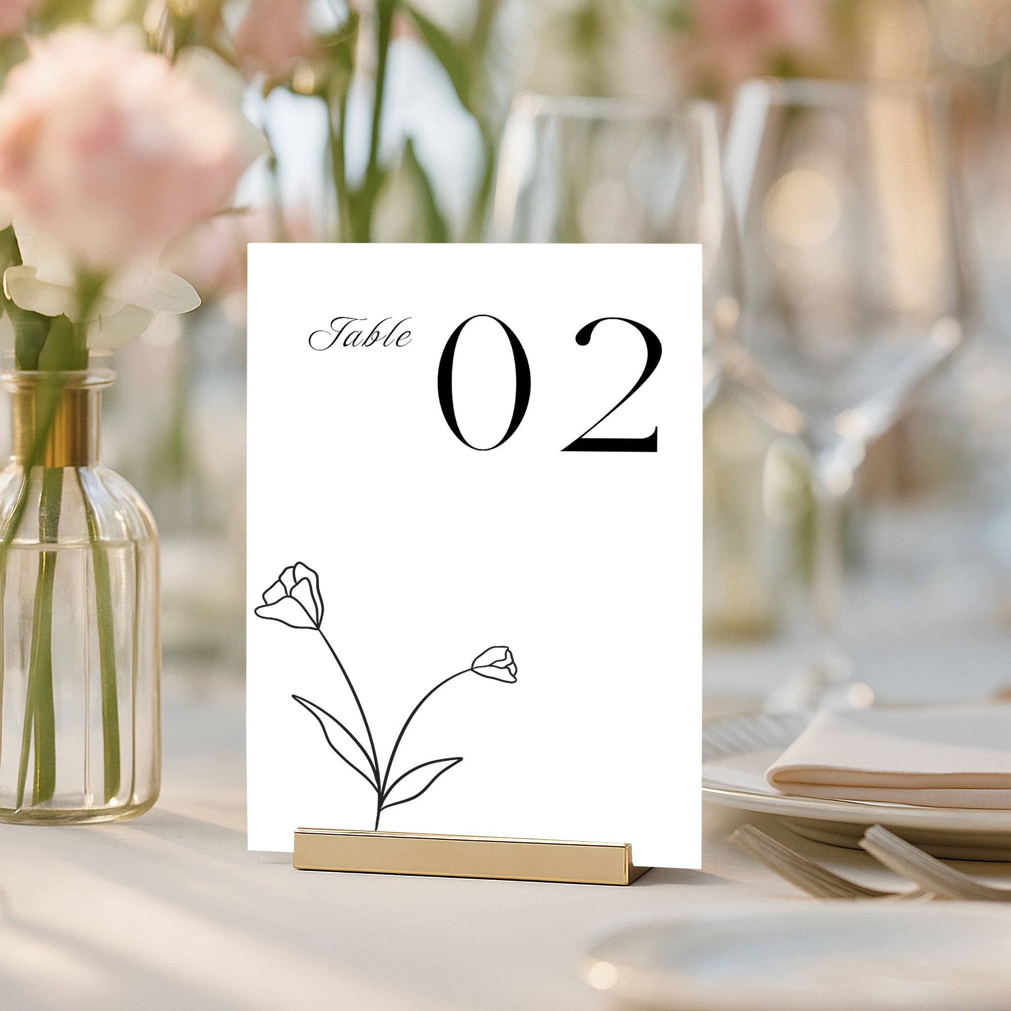 Vallgre Acrylic Table Numbers