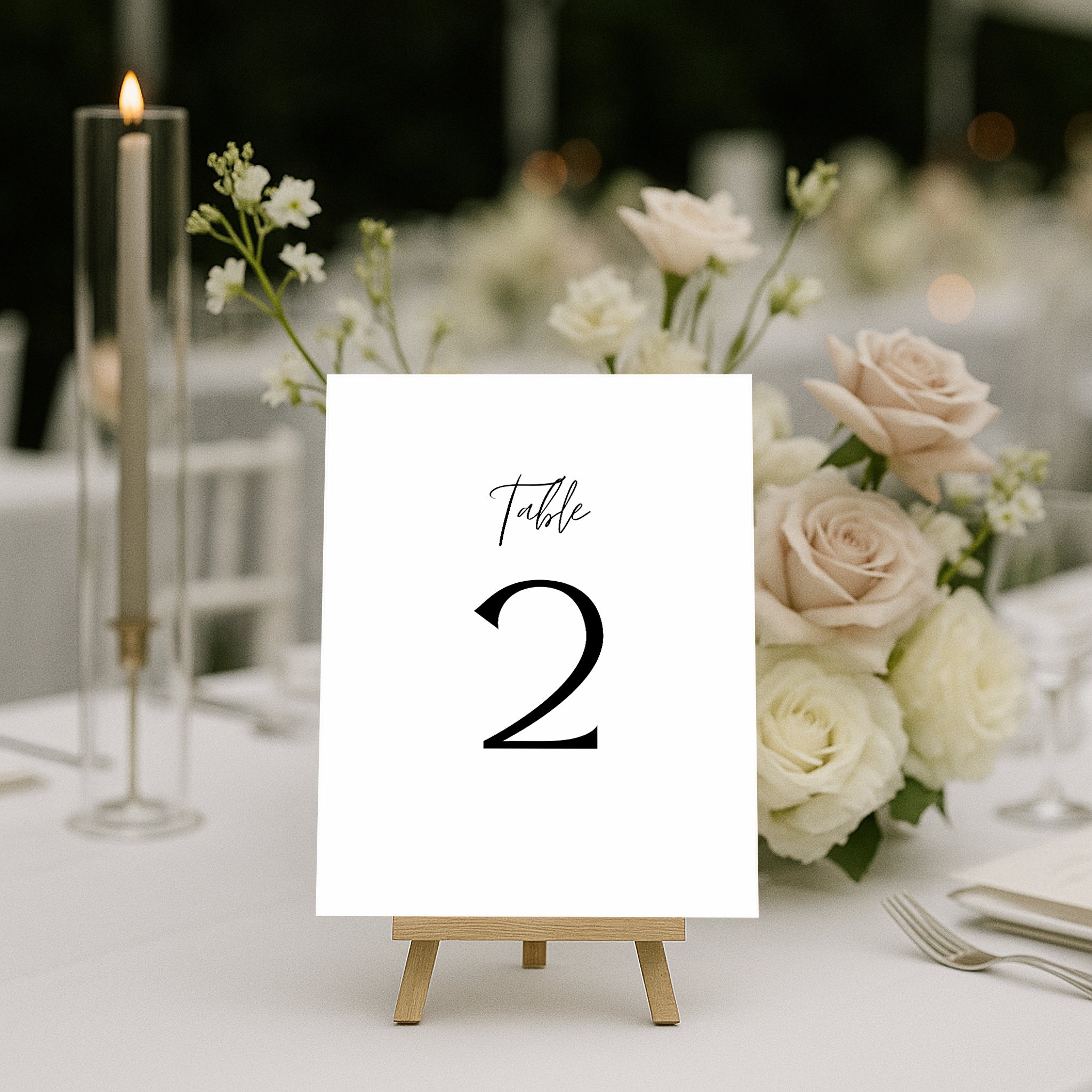 Emitha Acrylic Table Numbers