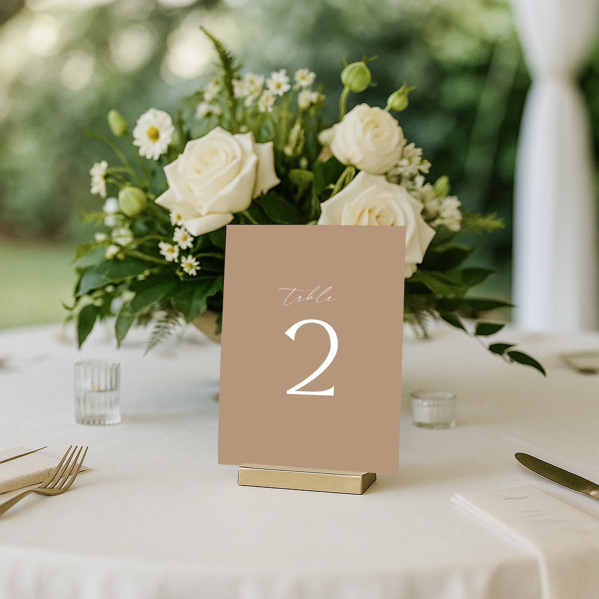 Flavinda Acrylic Table Numbers