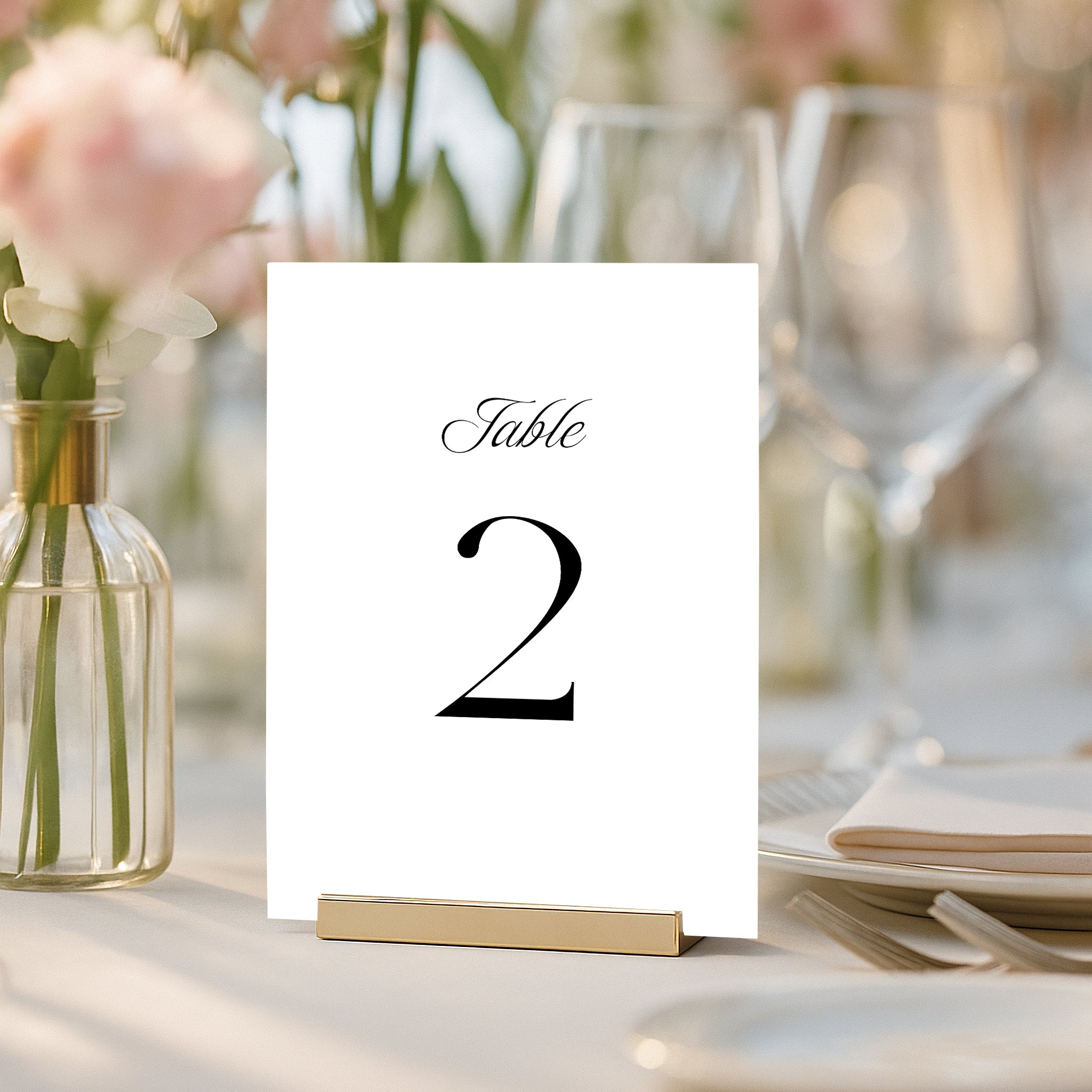 Vallgre Acrylic Table Numbers