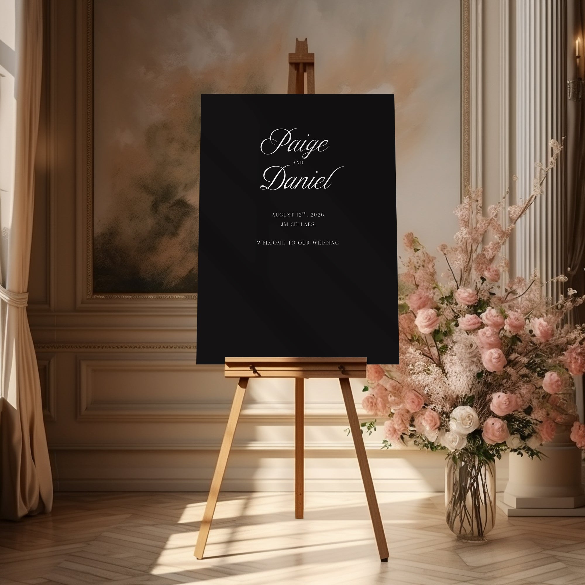 Vallgre Acrylic Welcome Sign