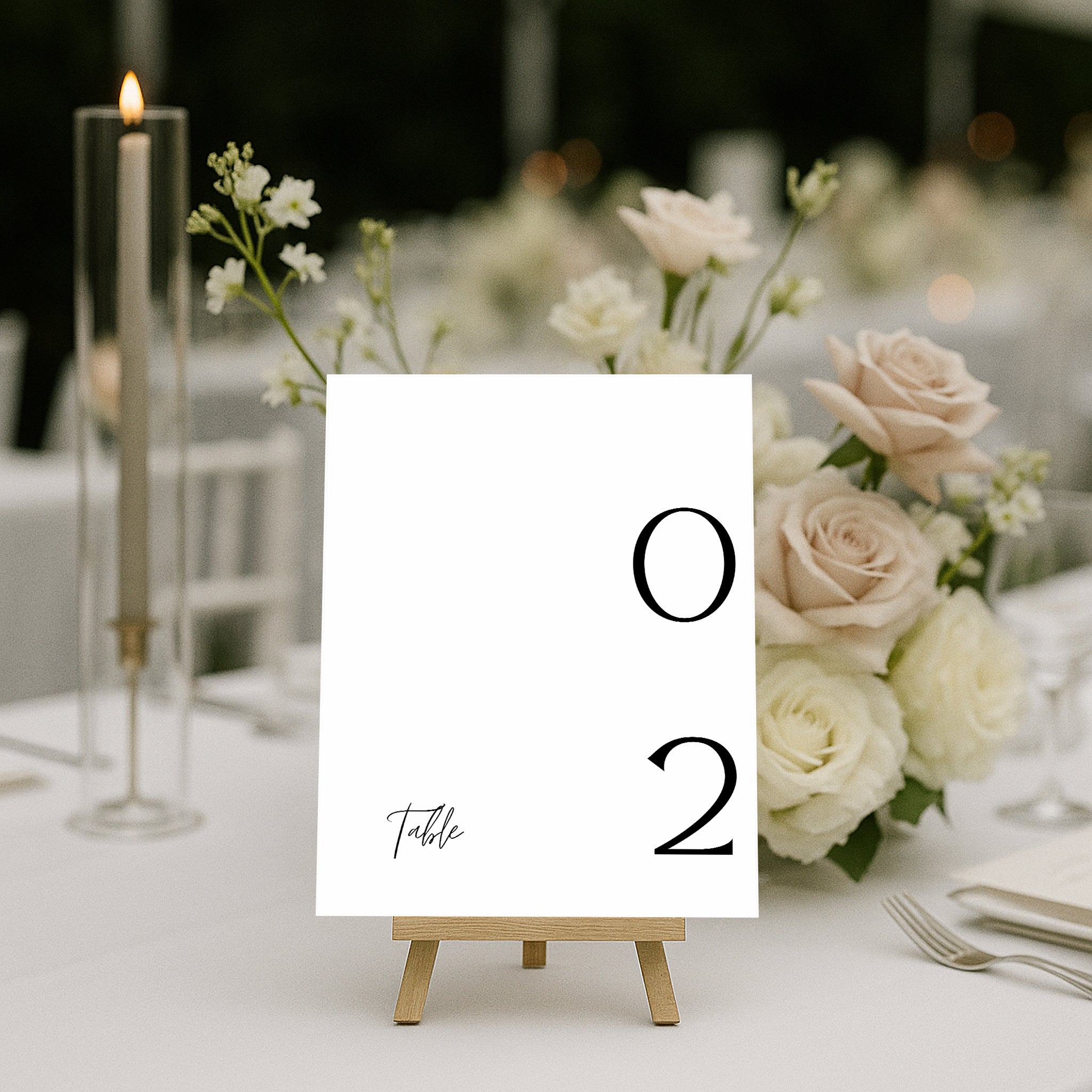 Emitha Acrylic Table Numbers