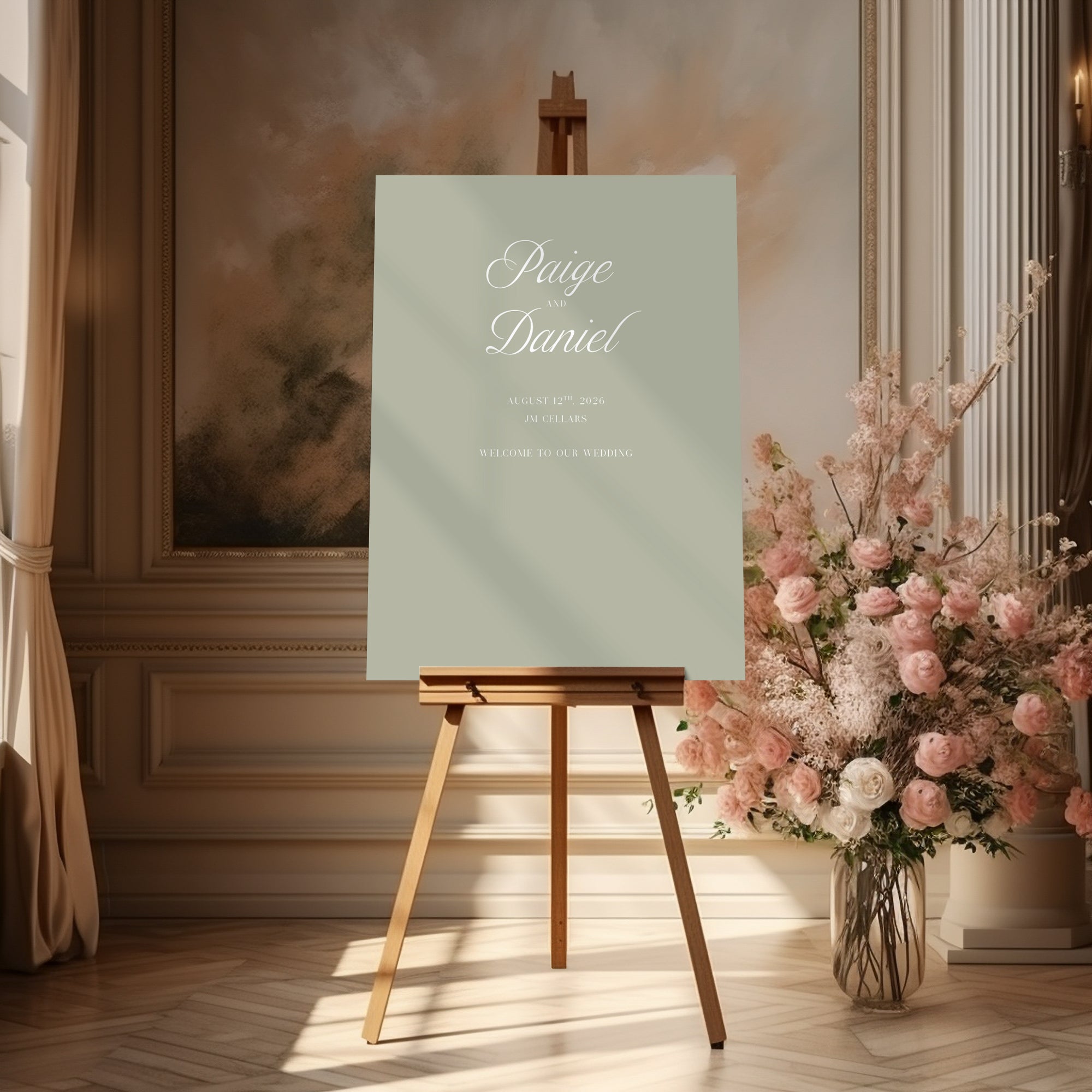 Vallgre Acrylic Welcome Sign