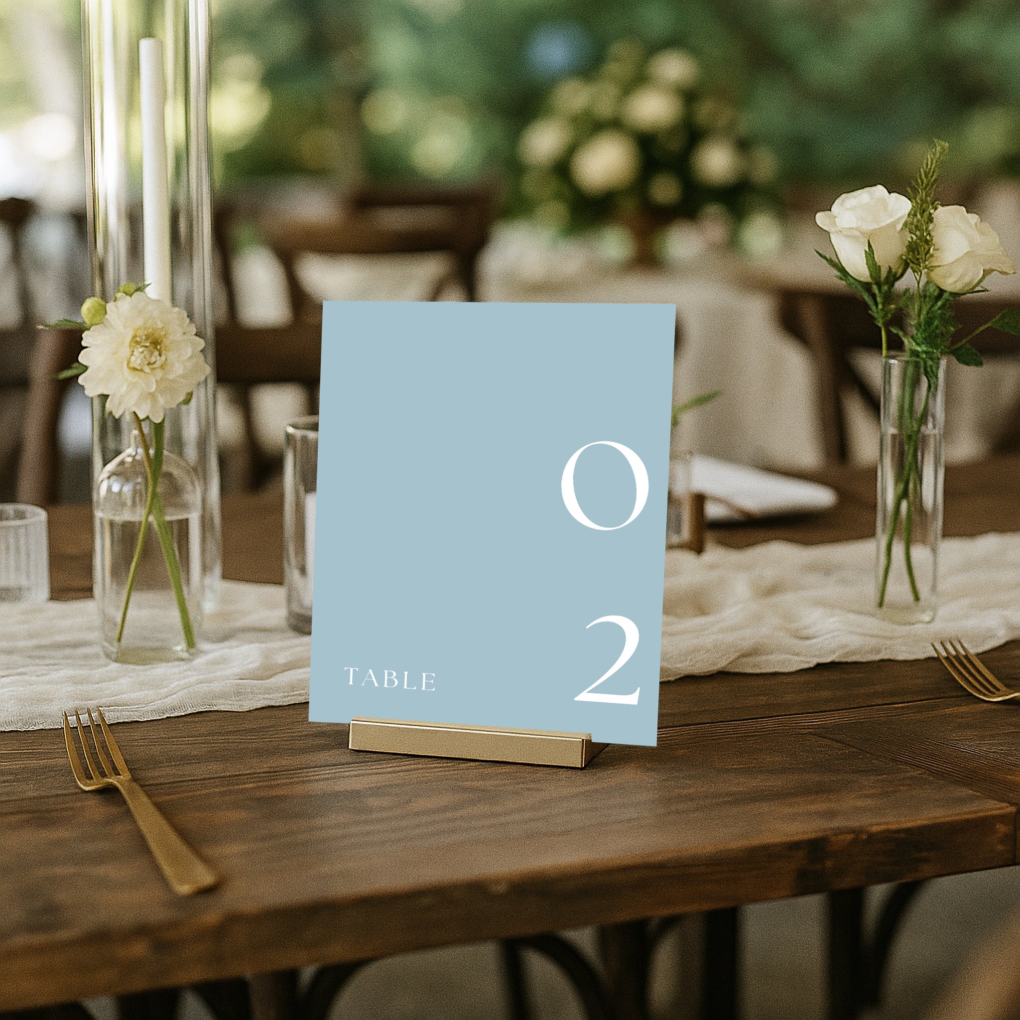 The Seasons Acrylic Table Numbers