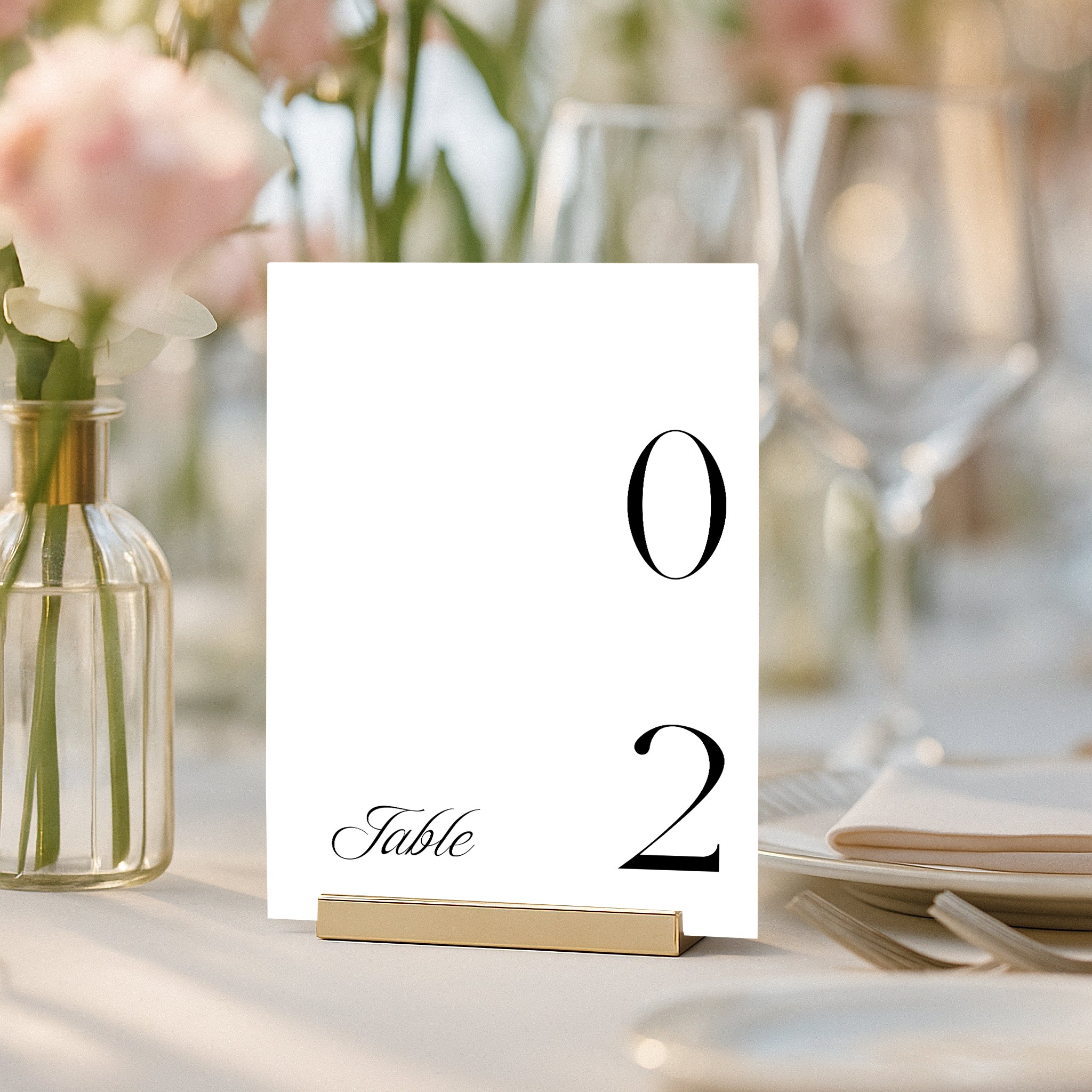 Vallgre Acrylic Table Numbers