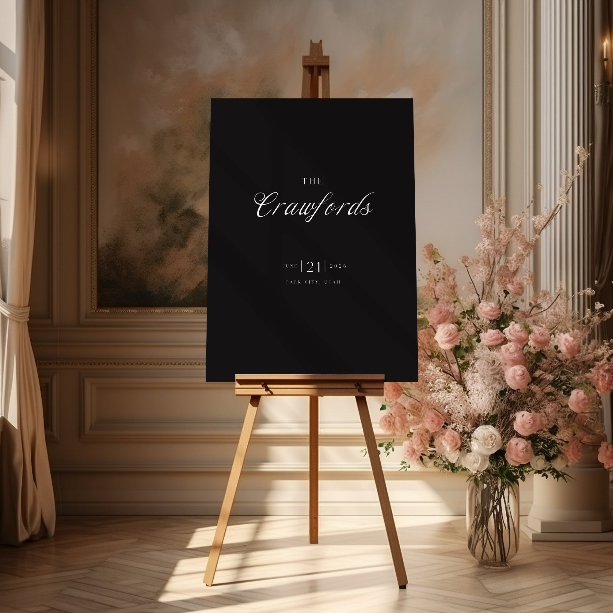 Vallgre Acrylic Welcome Sign