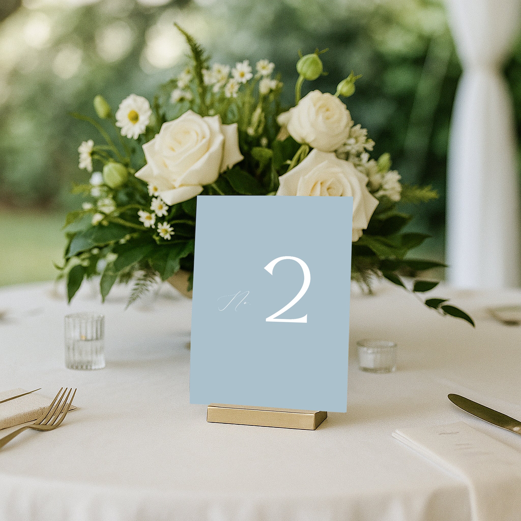 Flavinda Acrylic Table Numbers
