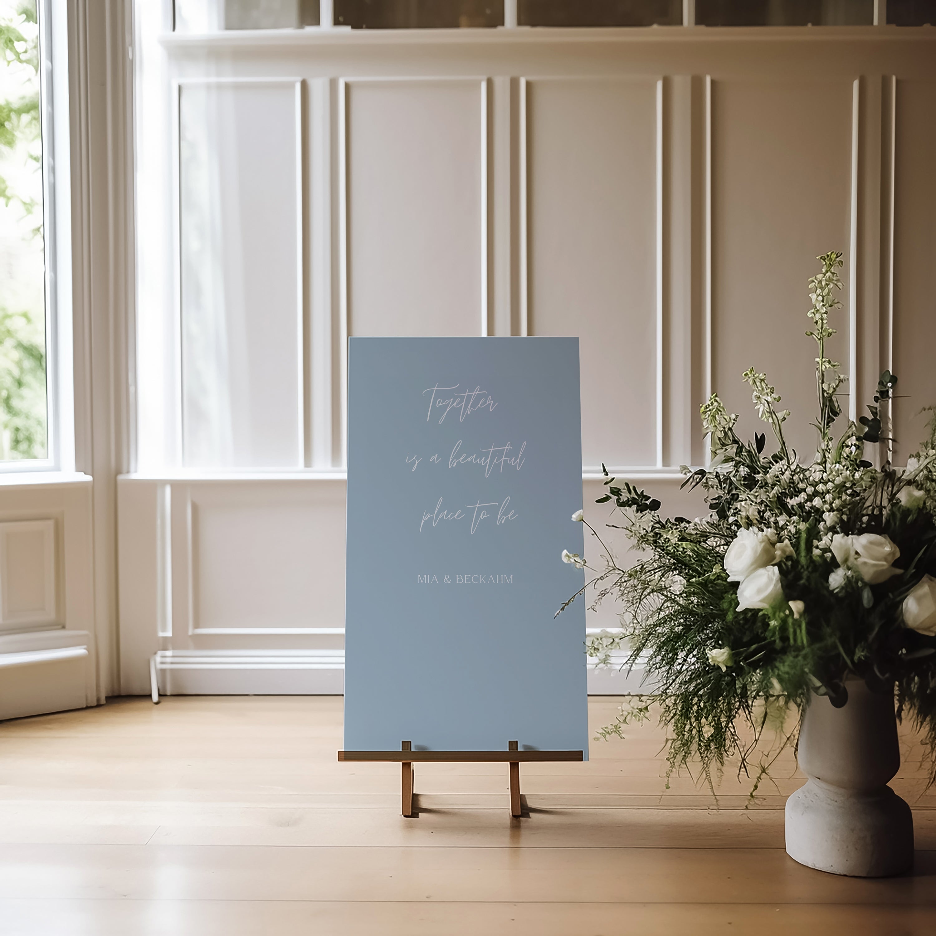 Emitha Acrylic Welcome Sign