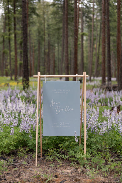 Emitha Acrylic Welcome Sign