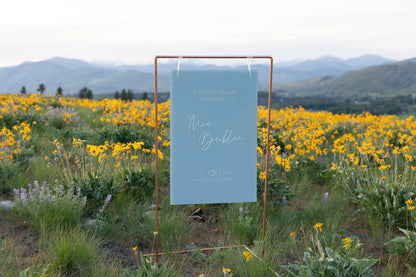 Emitha Acrylic Welcome Sign