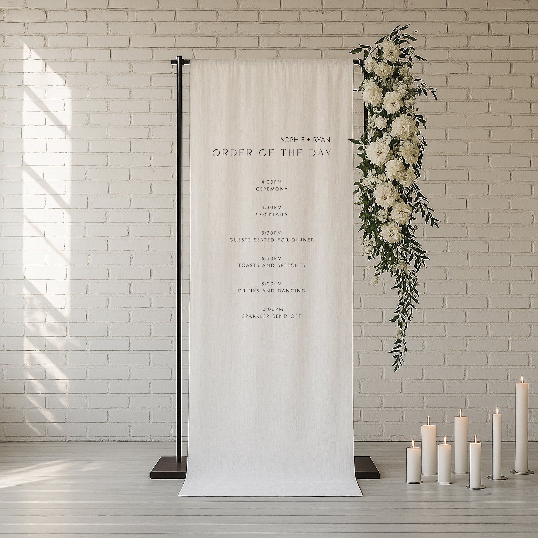 Metonia Linen Order of the Day