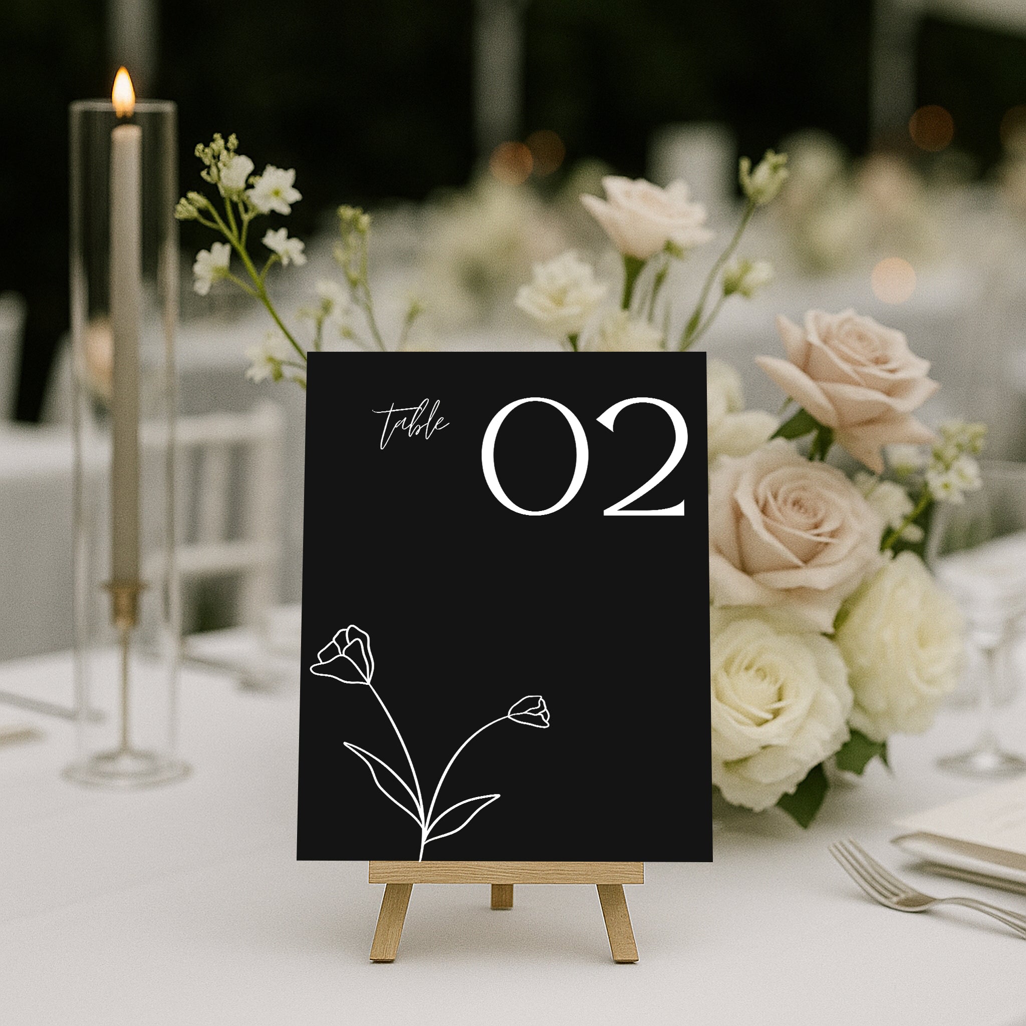 Emitha Acrylic Table Numbers