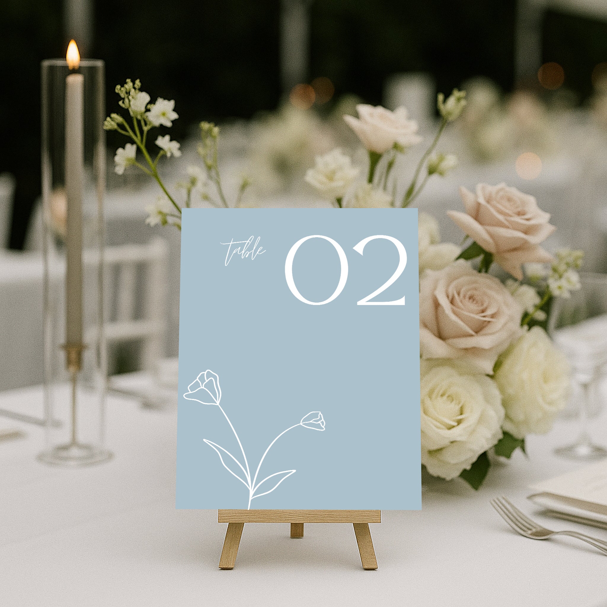 Emitha Acrylic Table Numbers