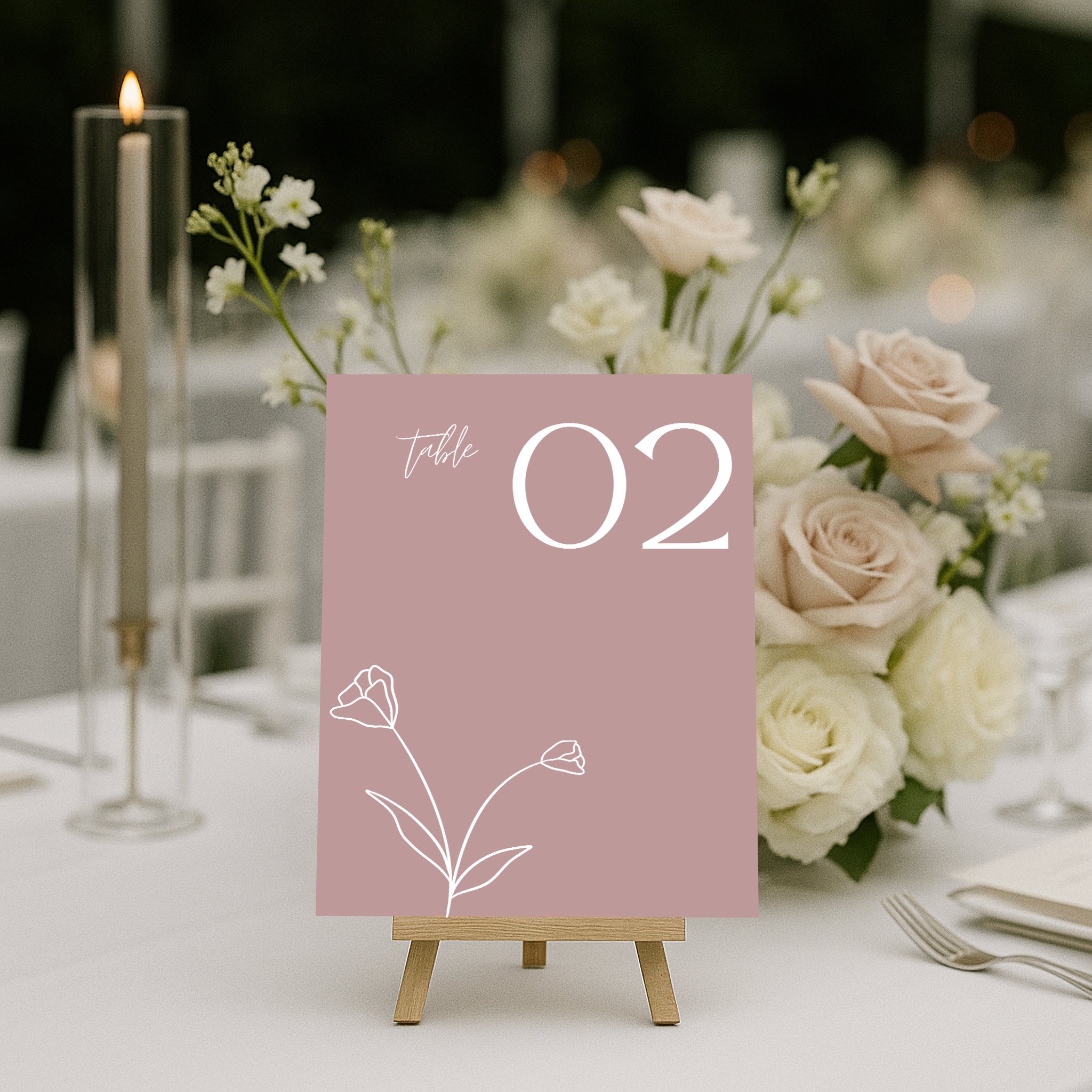 Emitha Acrylic Table Numbers