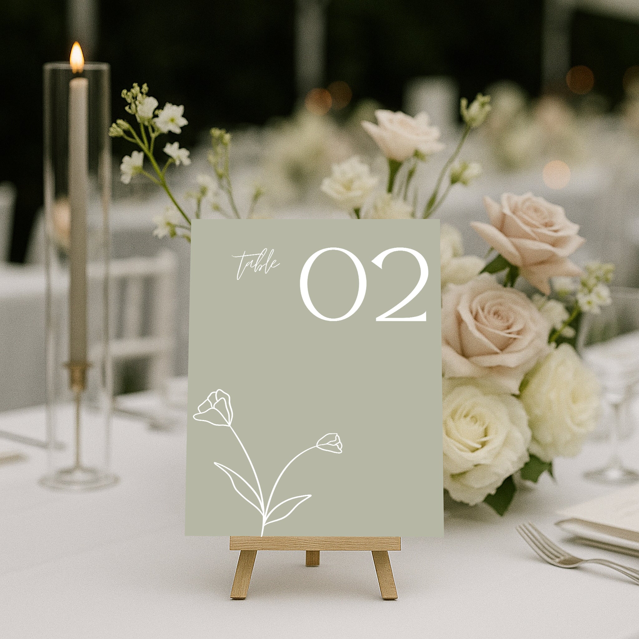 Emitha Acrylic Table Numbers