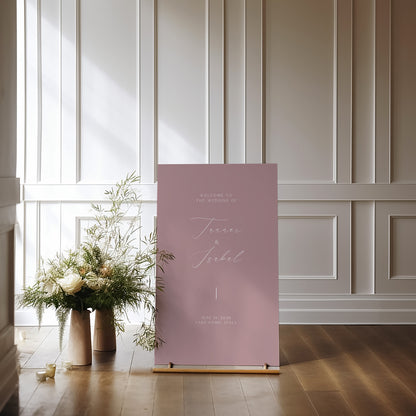 Flavinda Acrylic Welcome Sign