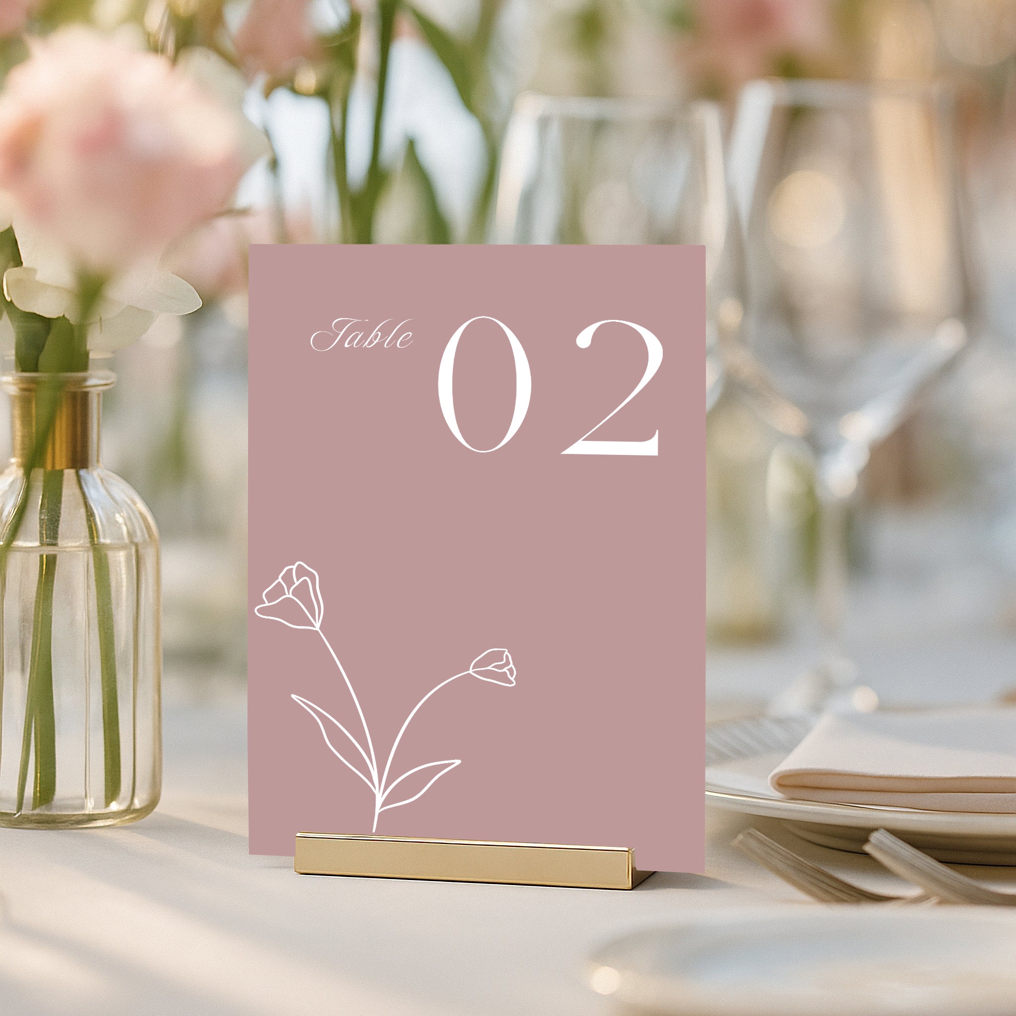 Vallgre Acrylic Table Numbers