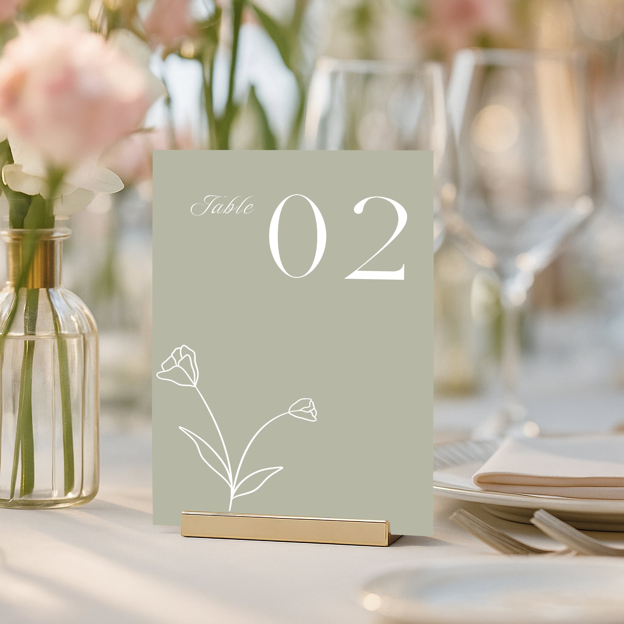 Vallgre Acrylic Table Numbers