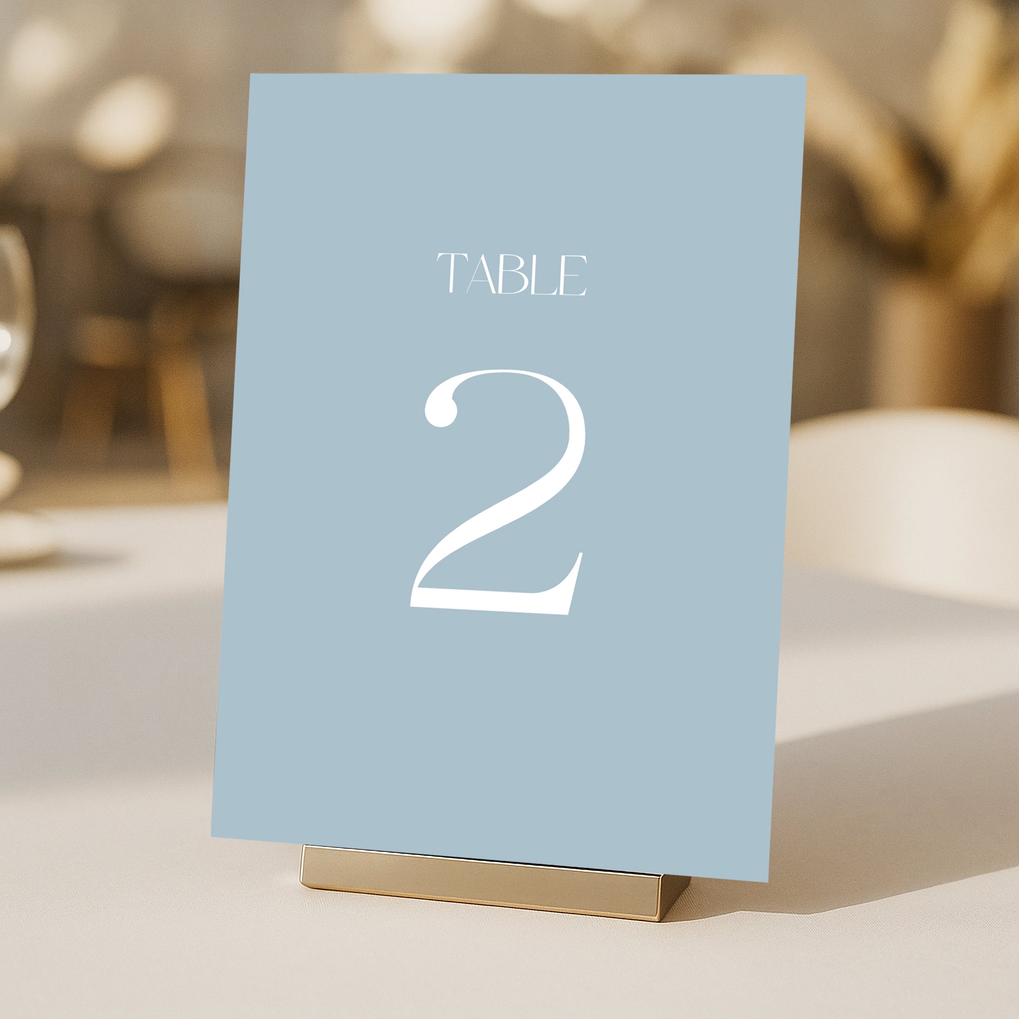 Cigatte Acrylic Table Number