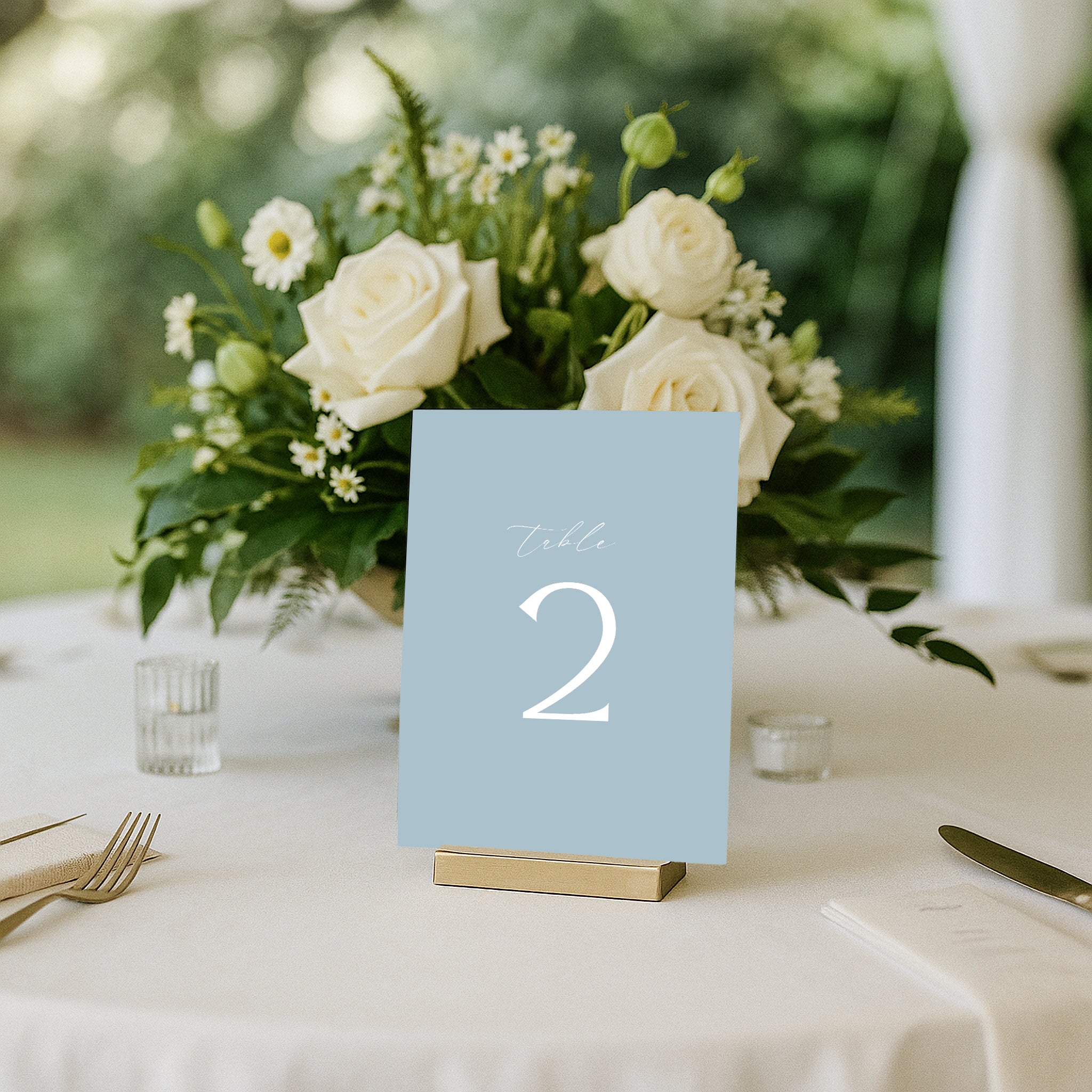 Flavinda Acrylic Table Numbers