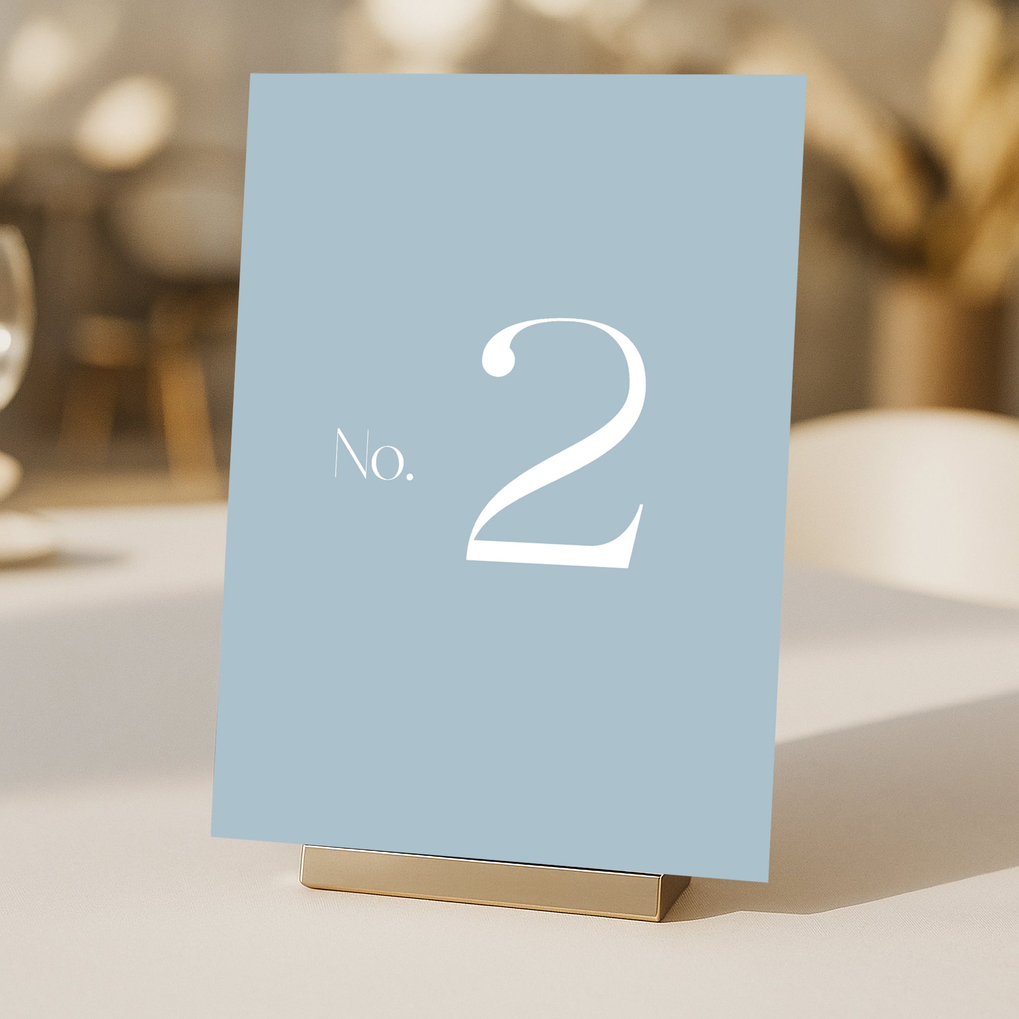 Cigatte Acrylic Table Number
